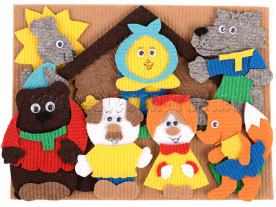 Колобок с игровым полем мини