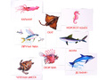 Дидактические карточки "Морские животные" (в плёнке)