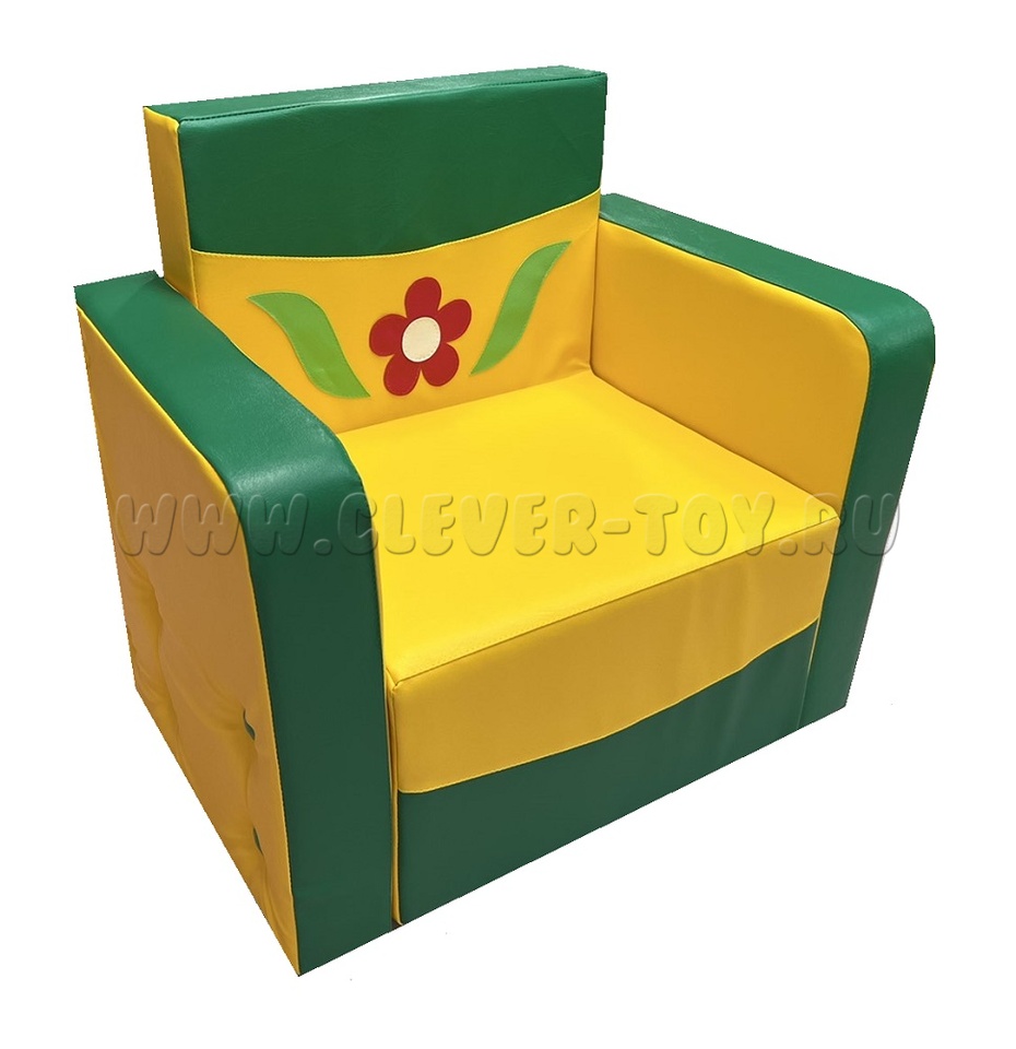 Игровое детское кресло для детского сада. | Clever-toy.ru
