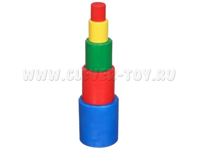 Пирамидка "Стаканчики" (цветные)
