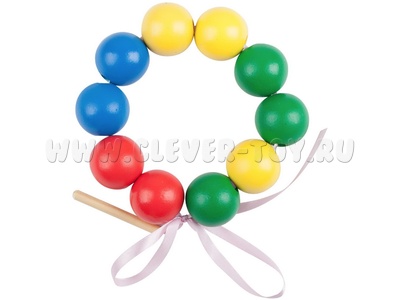 Бусы "Шарики" (цветные)
