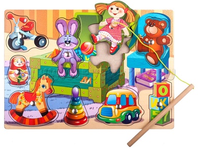 Пазл "Мои игрушки" (магнитная рыбалка)