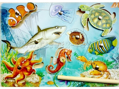 Пазл "Море" (магнитная рыбалка)