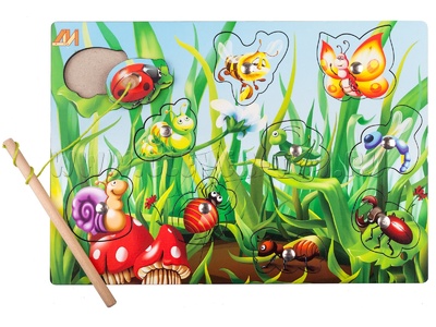 Пазл "Полянка 2" (магнитная рыбалка)