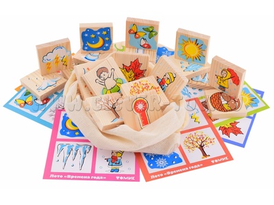 Лото "Времена года" (24 детали)