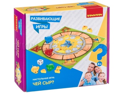 Развивающая настольная игра "Чей сыр?"
