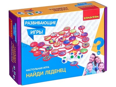 Развивающая настольная игра "Найди леденец"