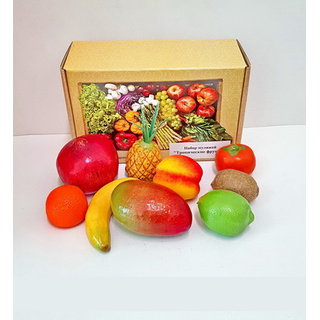 Набор муляжей тропических фруктов