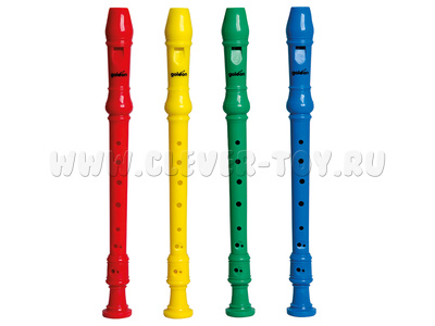 Блокфлейта, пластик, в чехле (в асс.)