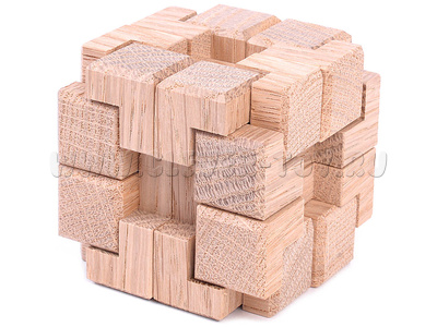 Головоломка "Узел-куб" (дерево)