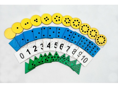 Точечки (цветная коробка, производство Никитиных)