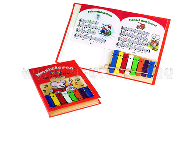 Металлофон-книжка. 8 разноцветных нот