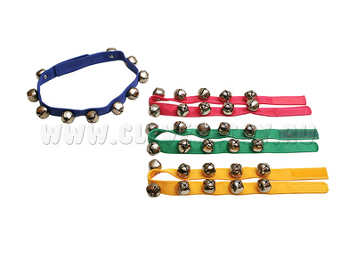 Бубенцы на пояс (10 бубенцов на цветном ремешке)