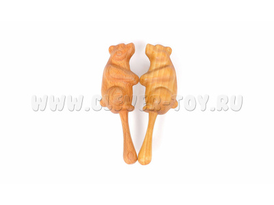 Шумелка деревянная "Мишка" (бук)