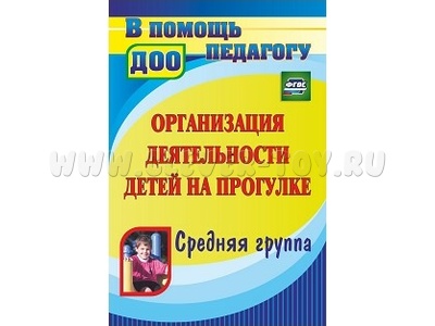 Организация деятельности детей на прогулке. Средняя группа