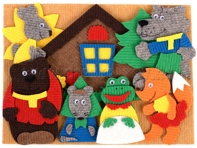 Теремок с игровым полем мини