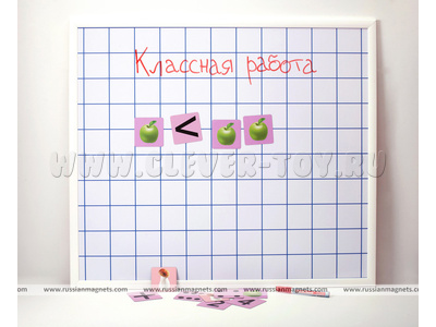 Магнитно-маркерная доска "Клетка"