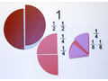 Набор магнитных карточек "Доли и дроби - 1"