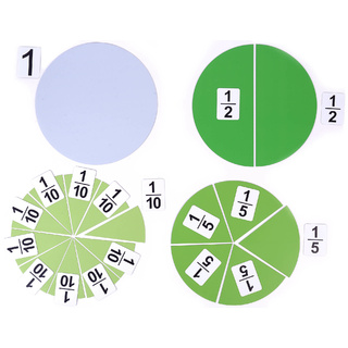 Набор магнитных карточек "Доли и дроби - 2"