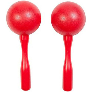 Маракасы пластиковые красные