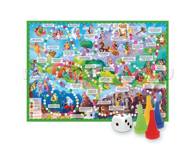 Игра-ходилка с фишками "Путешествие во времени. Древняя Греция"