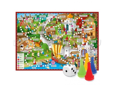 Игра-ходилка с фишками "Путешествие во времени. Древняя Русь"