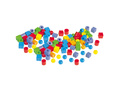 Пластиковые бусы PLASTIC BEADS