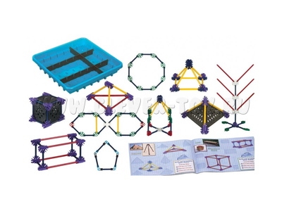 Конструктор образовательный KNEX "Математика, Алгебра, Геометрия: средняя школа" (остатки)