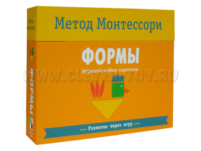 Развитие через игру. Формы (Игровой набор карточек) Метод Монтессори
