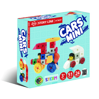 Занимательные кубики: машины-мини CARS MINI