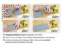 Кубики соединяющиеся 1 см (240шт). Набор с основанием и карточками