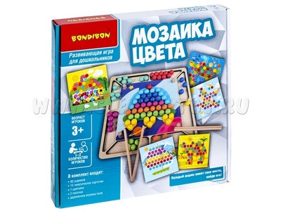 Развивающая игра из дерева "Мозаика. Цвета"