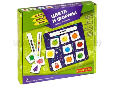Игра на липучках "Цвета и формы"