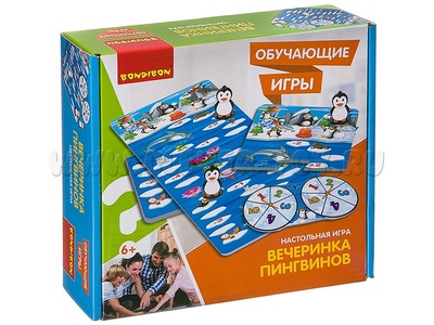 Обучающая настольная игра "Вечеринка пингвинов"
