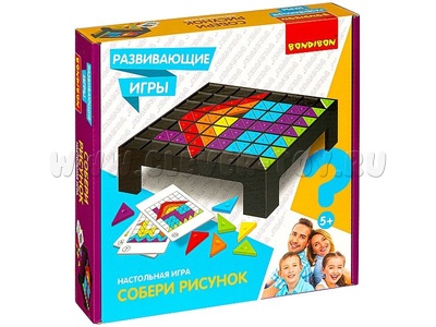 Развивающая настольная игра "Собери рисунок"