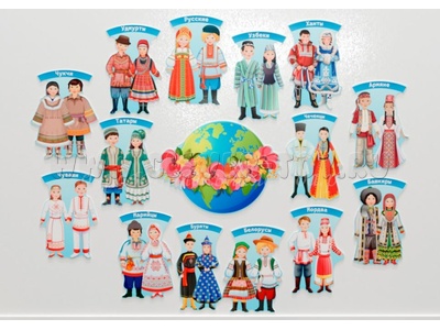Настенная композиция "Народы России"