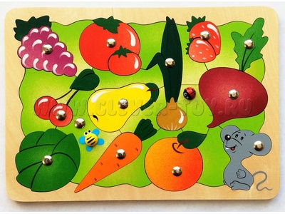 Мозаика магнитная "Во саду ли, в огороде" (26 деталей)