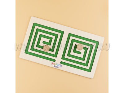 Межполушарная доска "Квадрат" (зеленая)