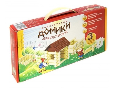 Конструктор "Домики для гномиков №1" (3 комбинации)