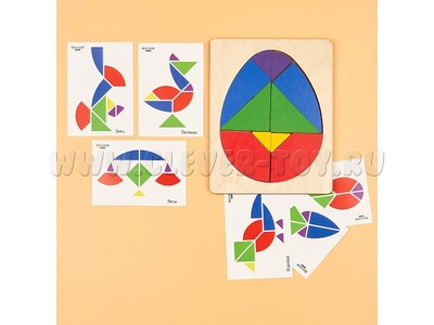 Головоломка "Колумбово яйцо" с карточками (РК)