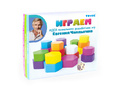 Логический набор "Учимся играя. Играем" по методике Е.Чаплыгина (дерево, 25 дет.)
