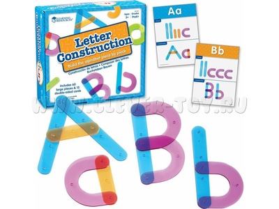 Конструктор "Собери буквы английского алфавита" (60 деталей)