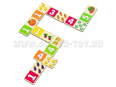 Домино "Фрукты-овощи" (АТ)