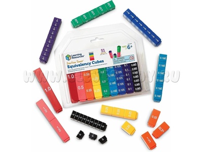 Развивающая игрушка "Моя первая лаборатория. Простые дроби" (51 элемент)