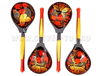 Ложка расписная "Ягоды"