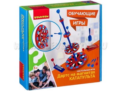 Обучающая настольная игра "Дартс на магнитах: Катапульта"