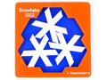 Головоломка "Снежинки 2022" (пластик)