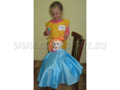 Костюм "Парикмахер" накидка и накидка клиента