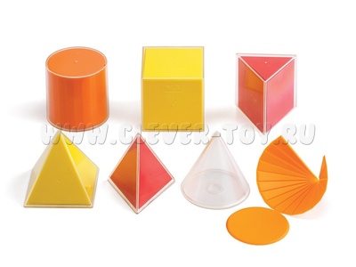 Фигуры геометрические складные 2D в 3D. Набор 6 шт.