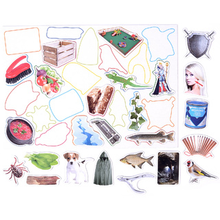 Магнитное развивающее пособие "Упрямые звуки" Звук "Щ"